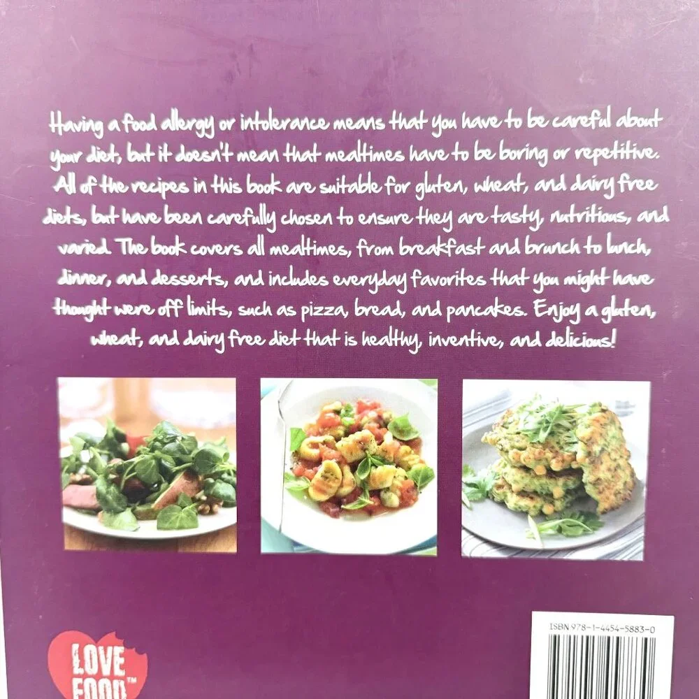 Gluten Wheat & Dairy Free Recipe Book - Color Photos of All Recipes